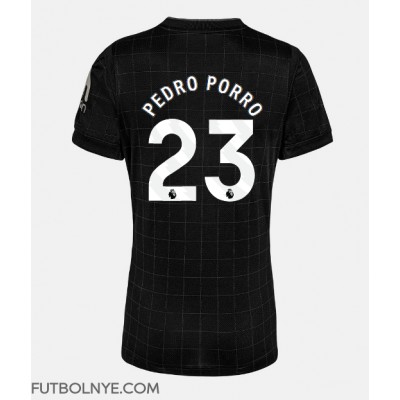 Camiseta Tottenham Hotspur Pedro Porro #23 Visitante Equipación para mujer 2025-26 manga corta Camiseta Tottenham Hotspur Pedro Porro #23 Visitante Equipación para mujer 2025-26 manga corta